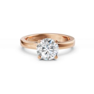 Jannel Tapering Solitaire Diamond Ring - R00220