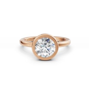 Eugenia Classic Bezel Solitaire Diamond Ring - R00225