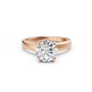 Ember Secret Halo Diamond Ring - R00109
