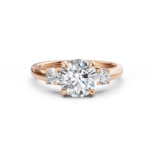 Synthia Three stone Lab Diamond Ring - R00251