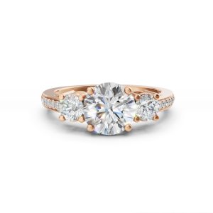 Trilogy Three Stone Lab Diamond Ring - R00252
