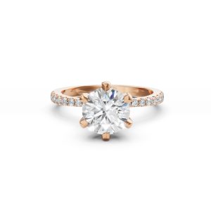 Mereia Secret Halo Diamond Ring - R00085