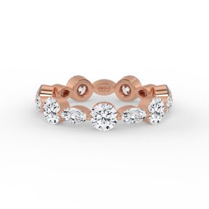 Kenzie Marquise & Round Diamond Eternity Ring
