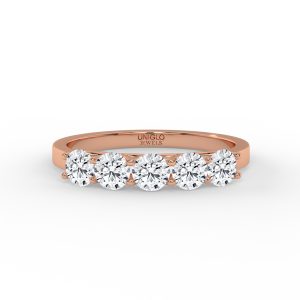 Valentina Round Diamond Anniversary Band