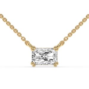 Savannah Radiant Diamond Solitaire Necklace
