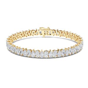 Pear-Cut Diamond Tennis Bracelet (Vice-Versa)
